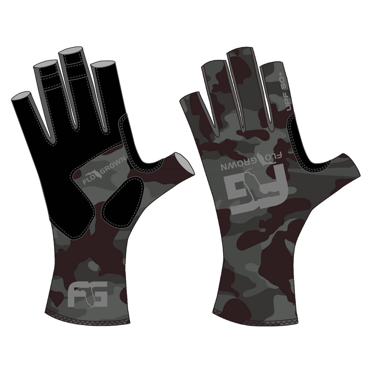 Black Camo Performance Gloves – FloGrown