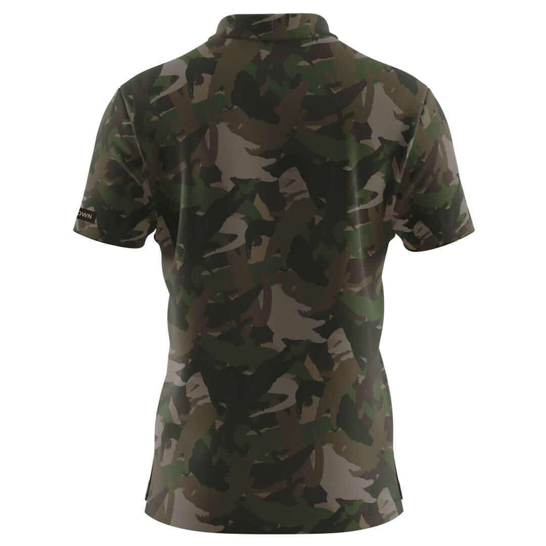 Camo Gator Golf Polo