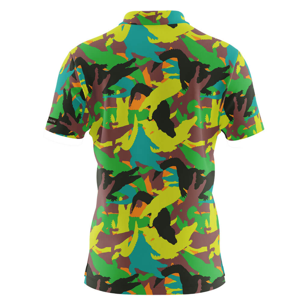 Cocktail Camo Gator Women's Golf Polo