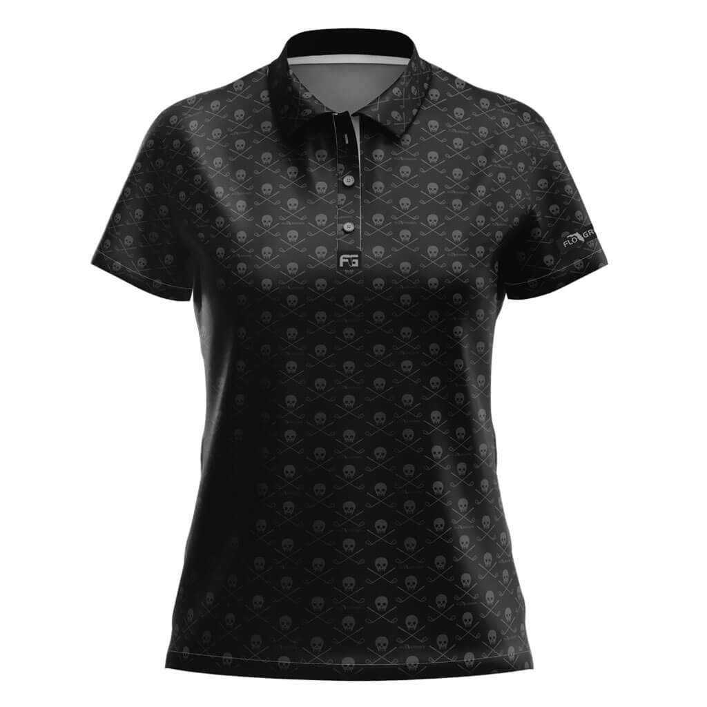 Repeating Skullys Women's Golf Polo