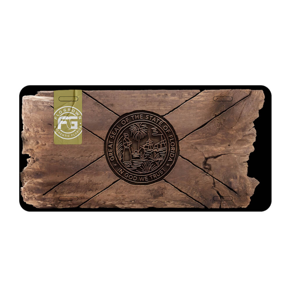 Woodcraft License Plate