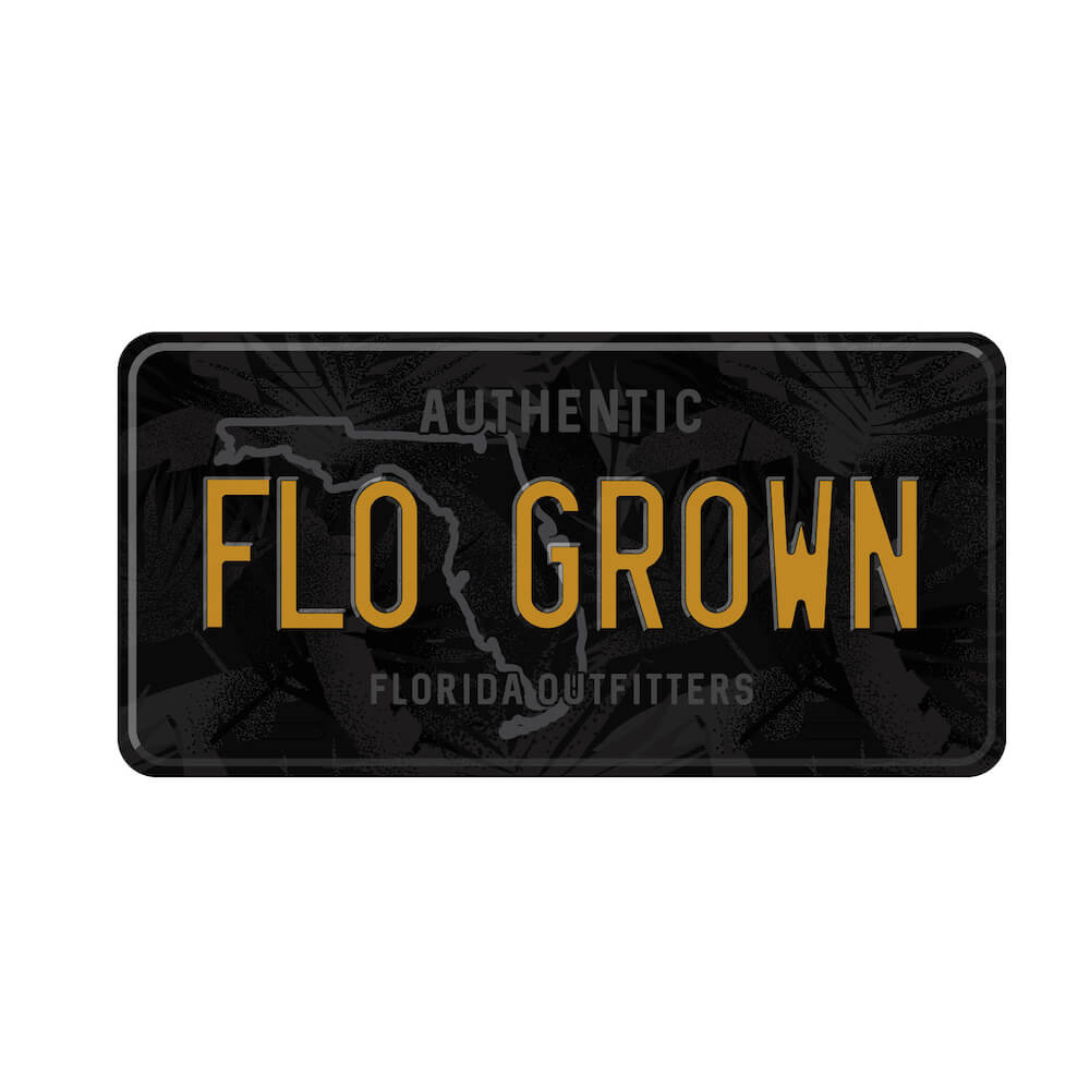 Authentic FloGrown License Plate