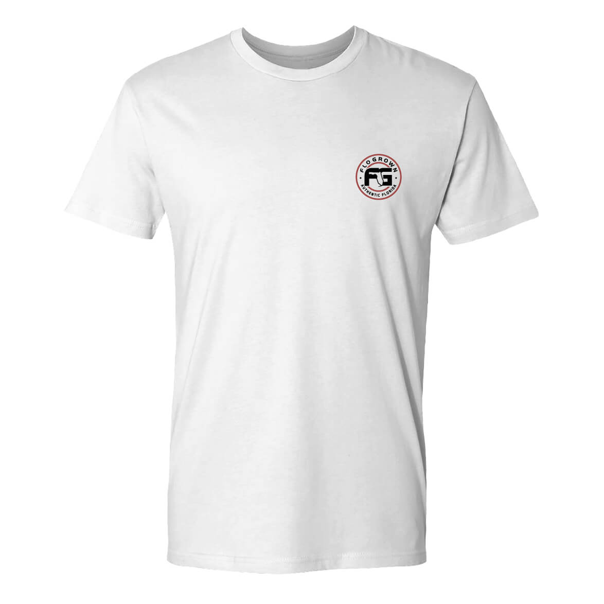 Front view featuring the FloGrown logo on the left chest.