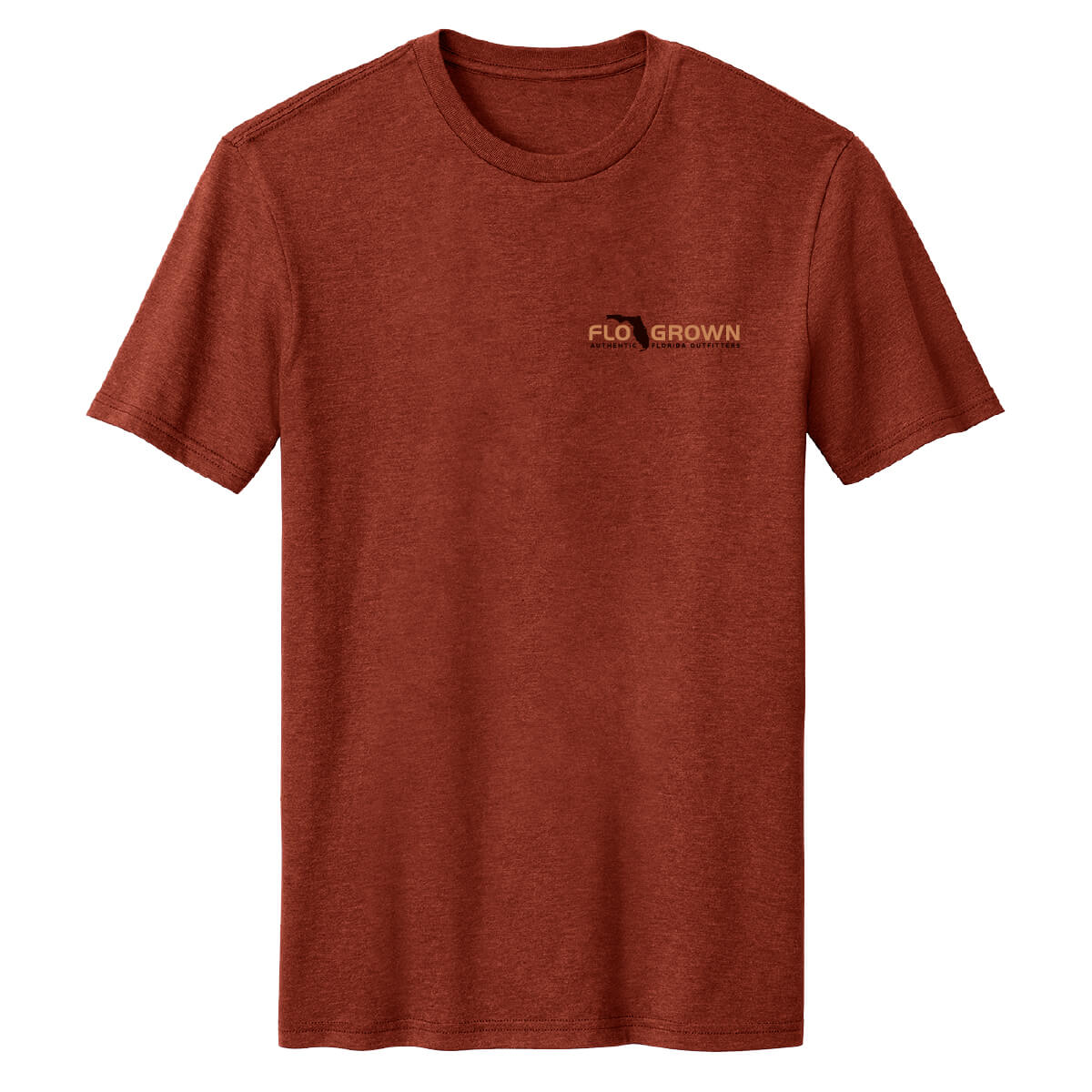 Front view with the FloGrown logo on the left chest.