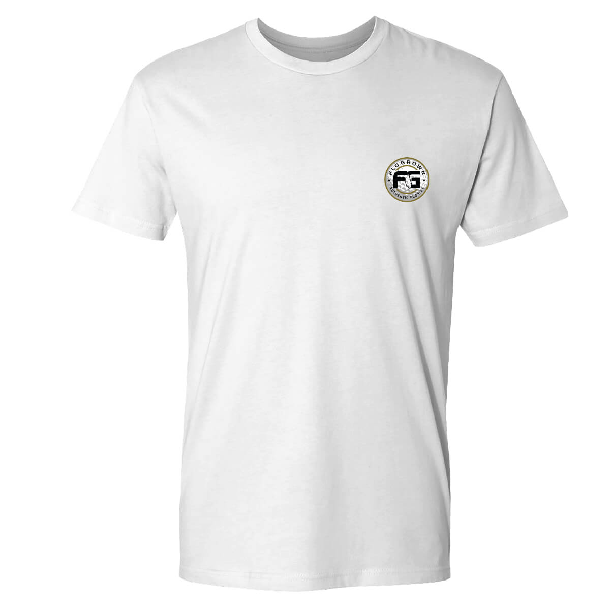 Front view with the FloGrown logo on the left chest.