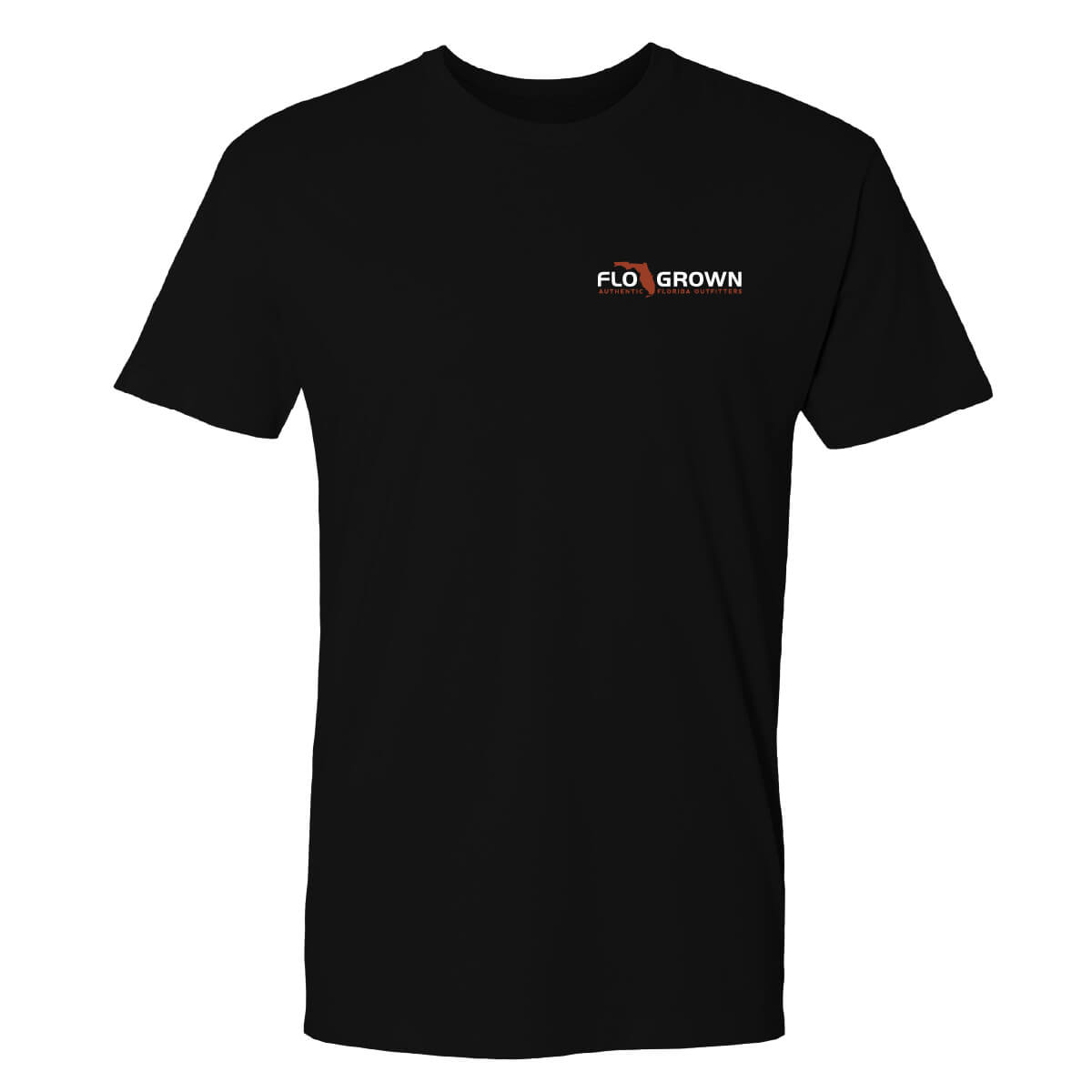 Front view with the FloGrown logo on the left chest.