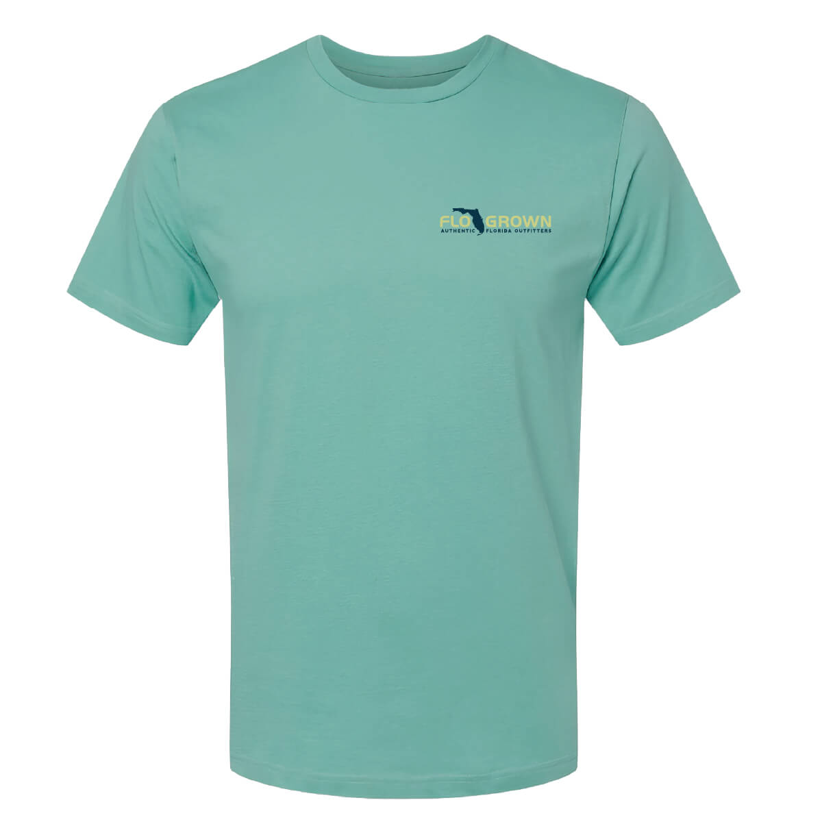 Front view with the FloGrown logo on the left chest.