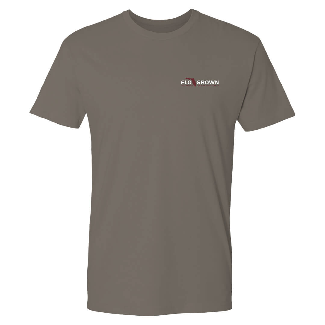 Front view with FloGrown logo on left chest