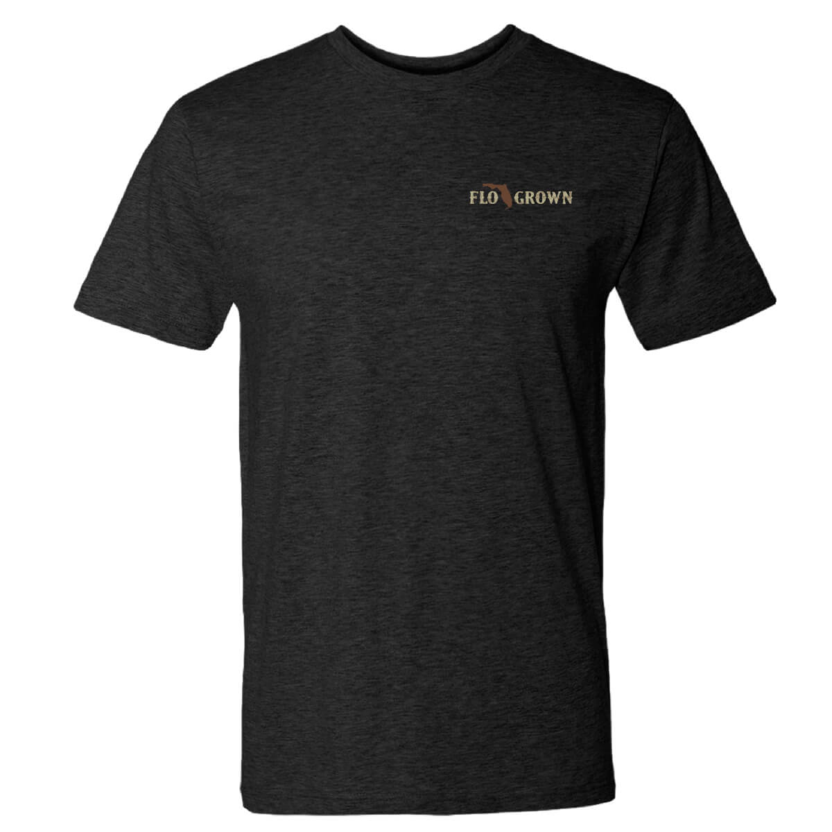 Front view with a FloGrown logo on the left chest