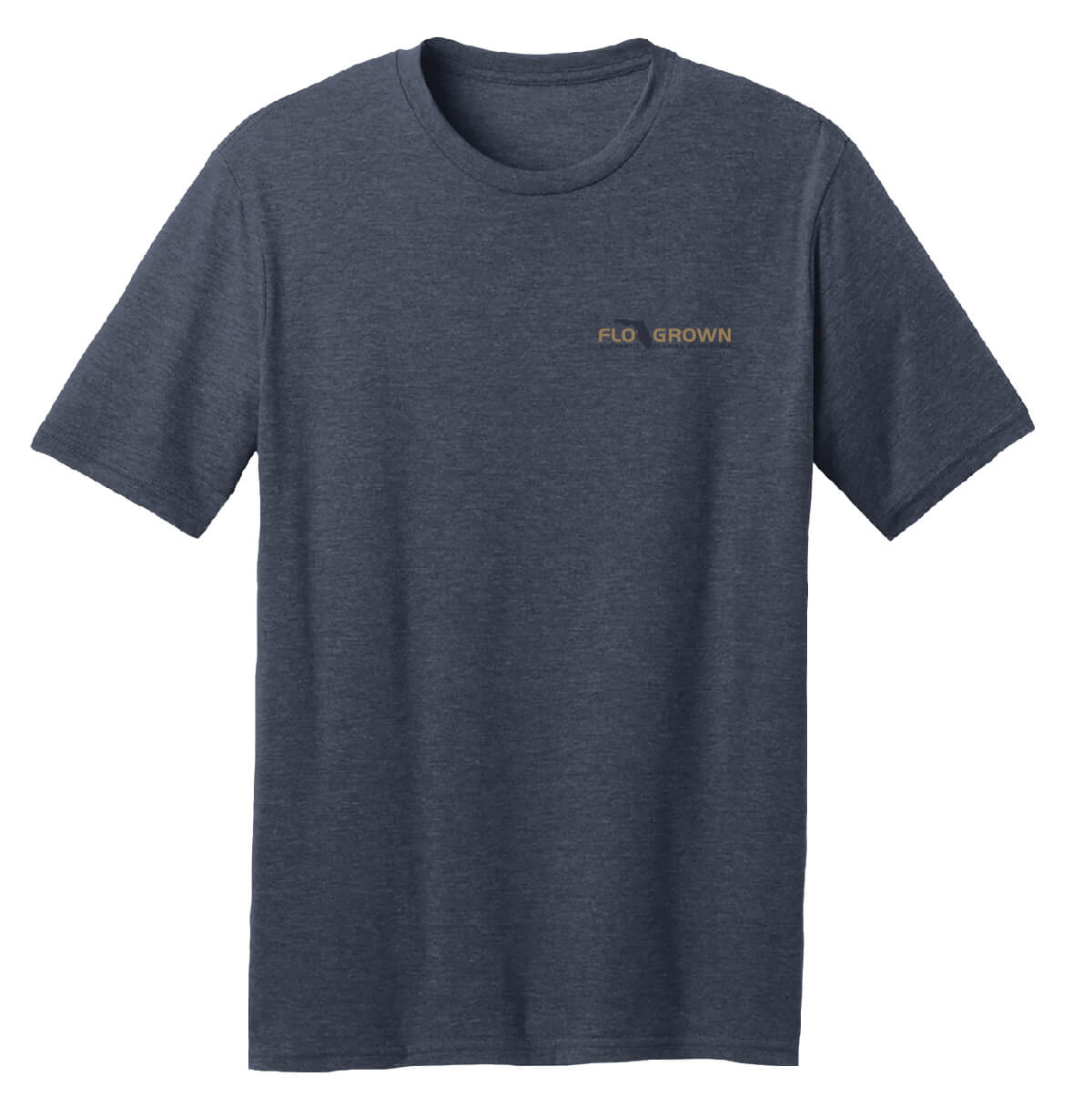 Front view with FloGrown logo on left chest