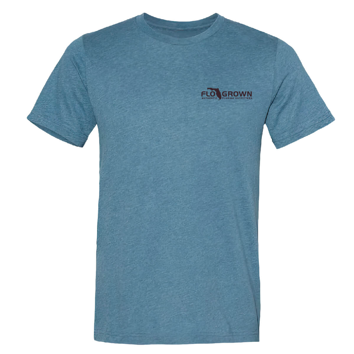 Front view with a FloGrown logo on the left chest