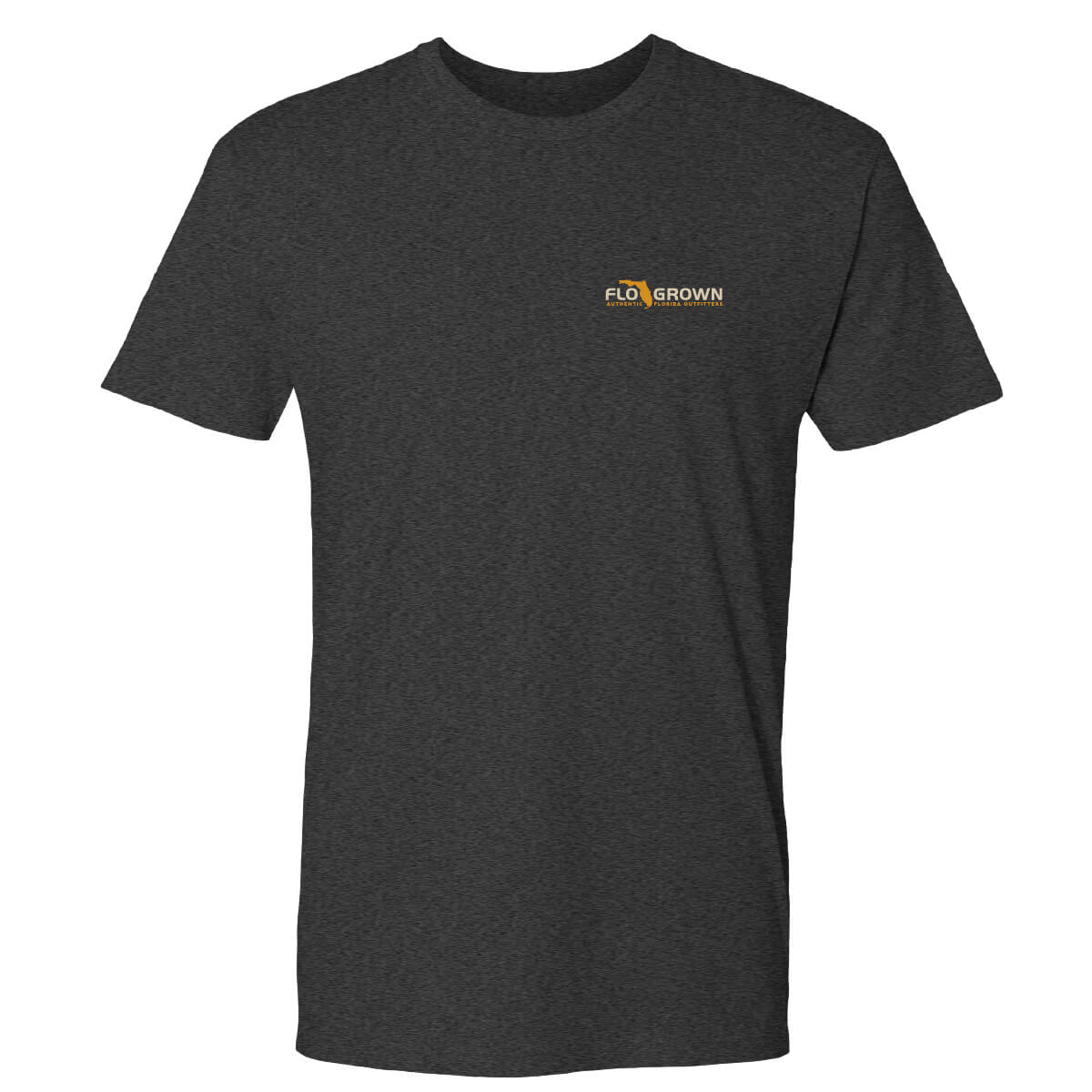 Front view with the FloGrown logo on the left chest