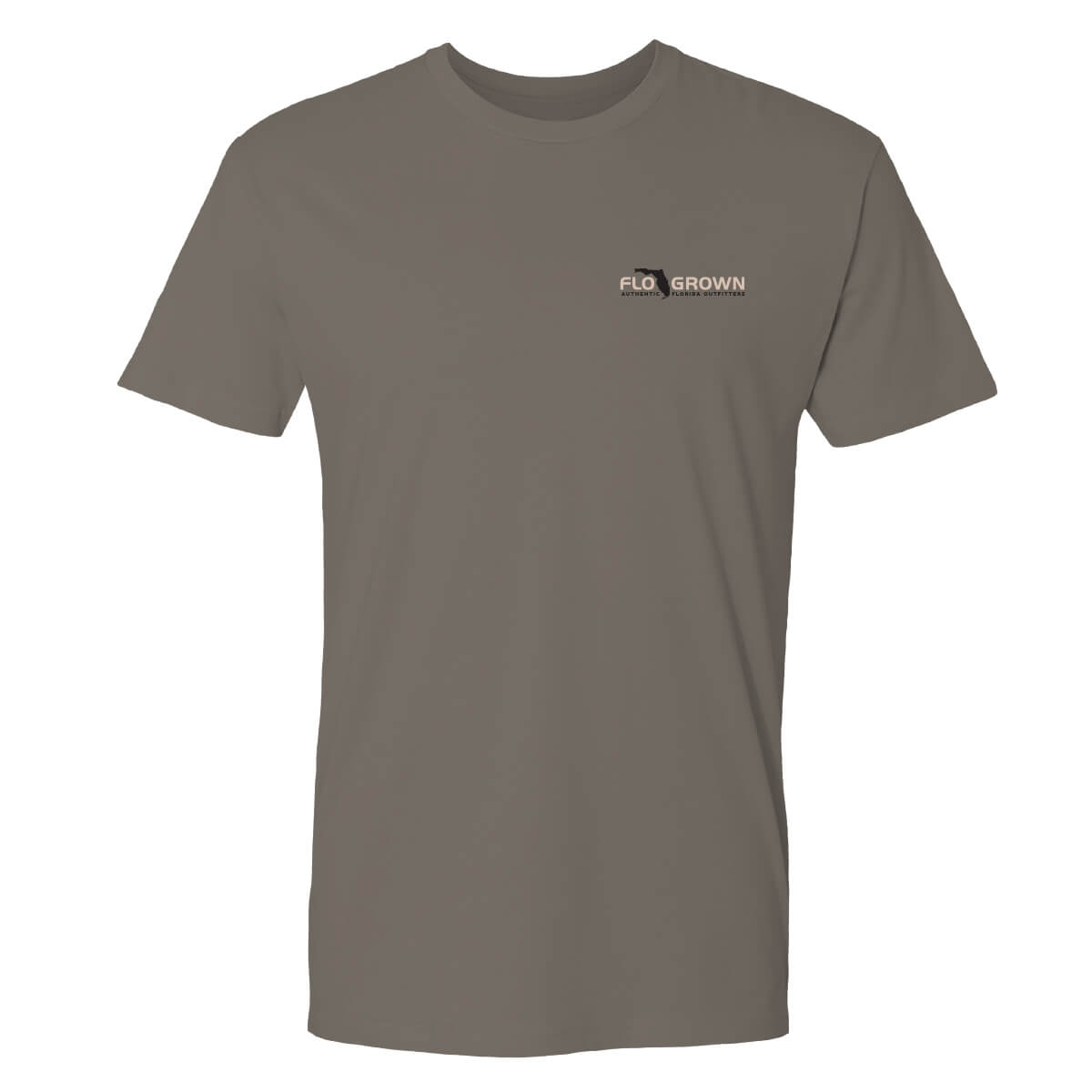 Front view with the FloGrown logo on the left chest.