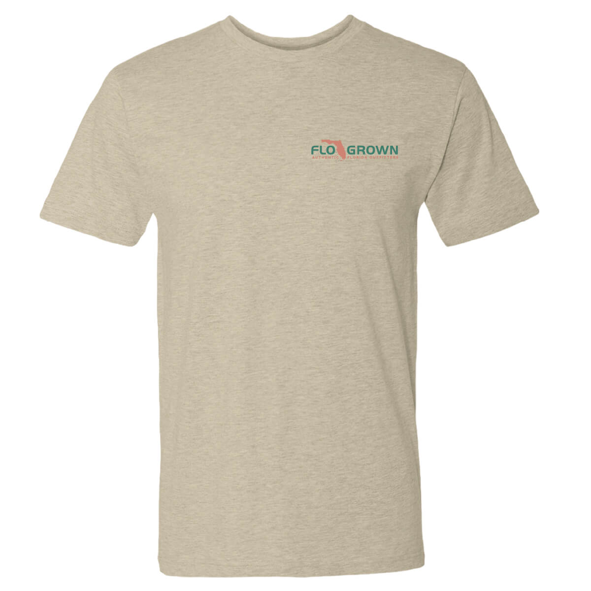 Front view with the FloGrown logo on the left chest.