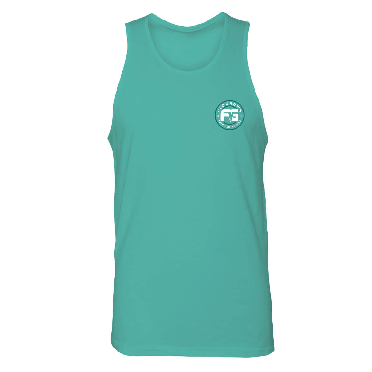 Front view showing the FloGrown logo on the left chest.