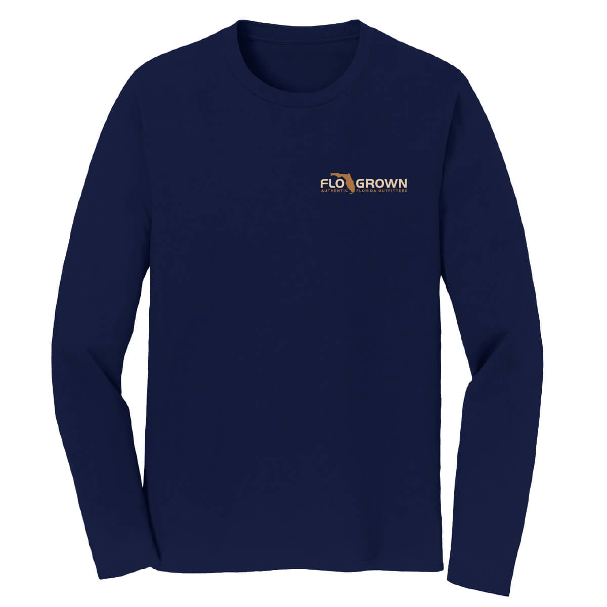 Front view with the FloGrown logo on the left chest.