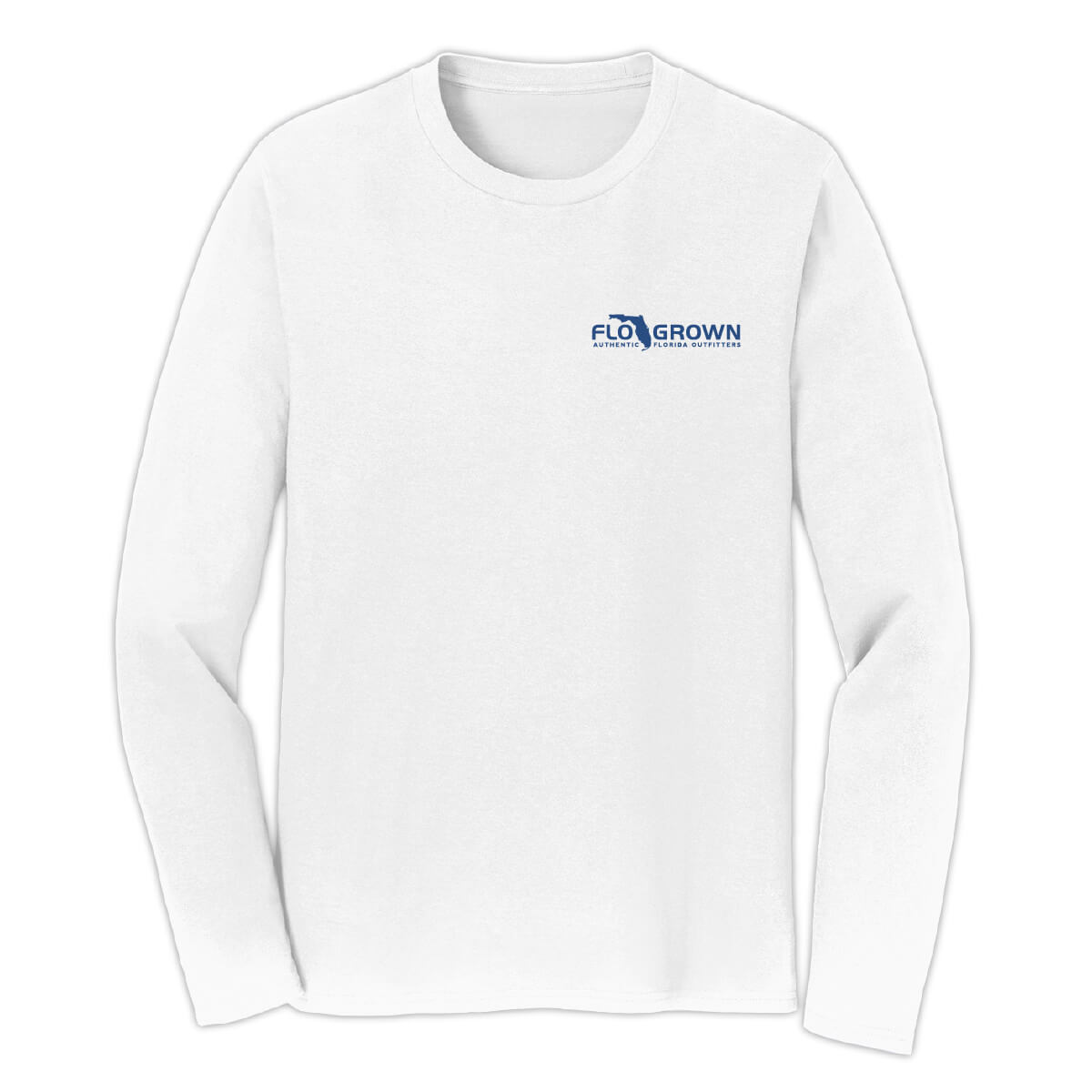 Front view with the FloGrown logo on the left chest.