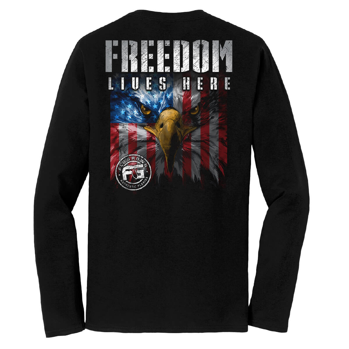 Freedom Eagle Flag Long Sleeve