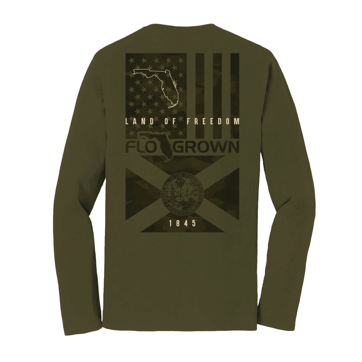Camo Land of Freedom Long Sleeve