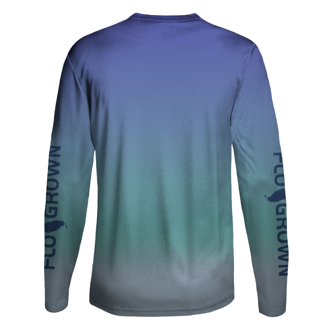 Back view featuring the same gradient