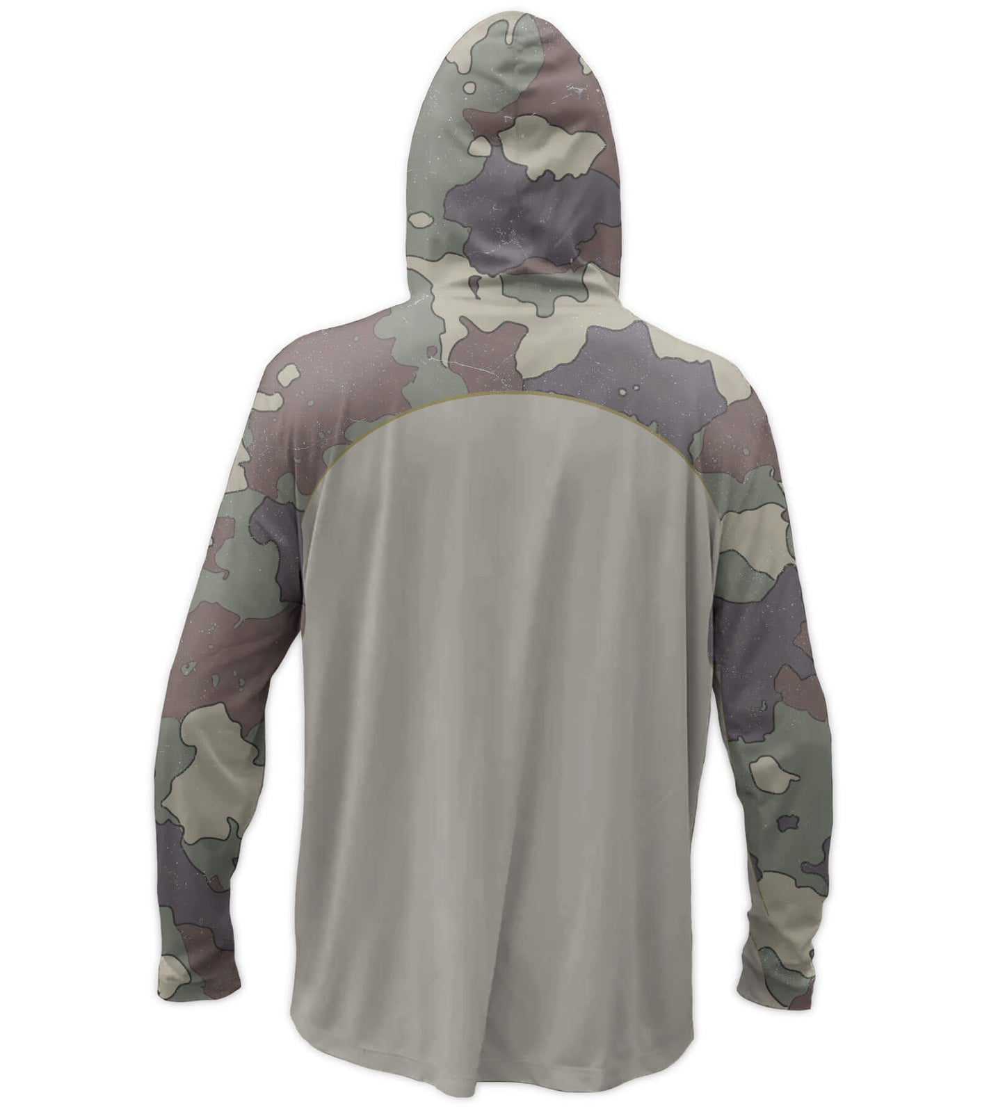 Back view showing the same split pattern.