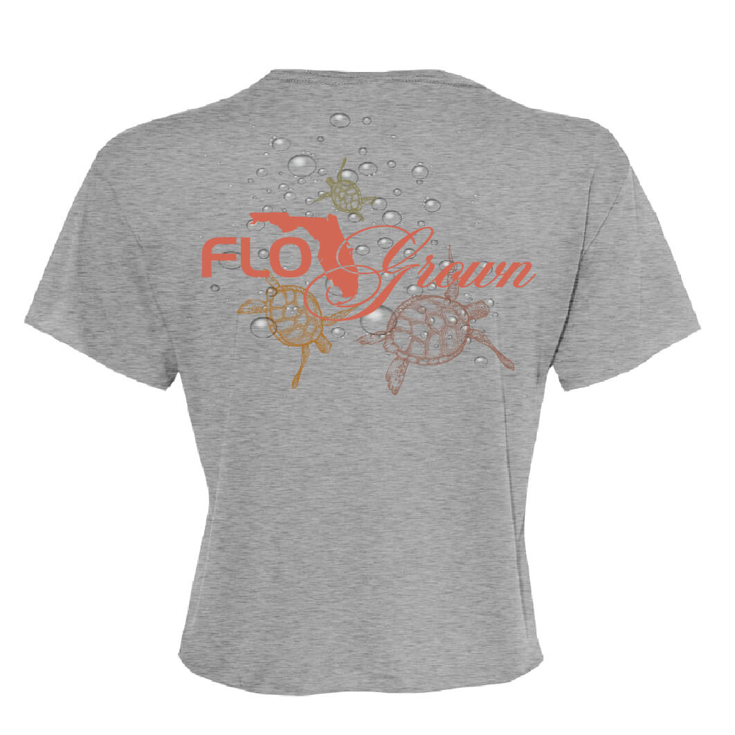 Flo Free Sea Turtles Crop Top