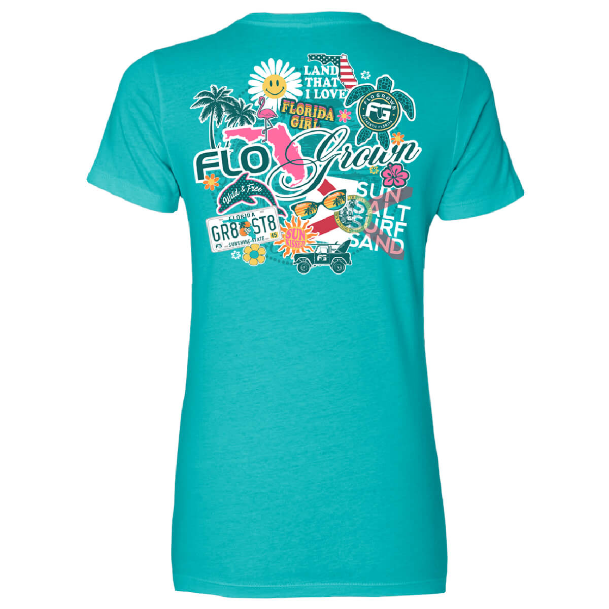 Sticker Fitted Women's Tee