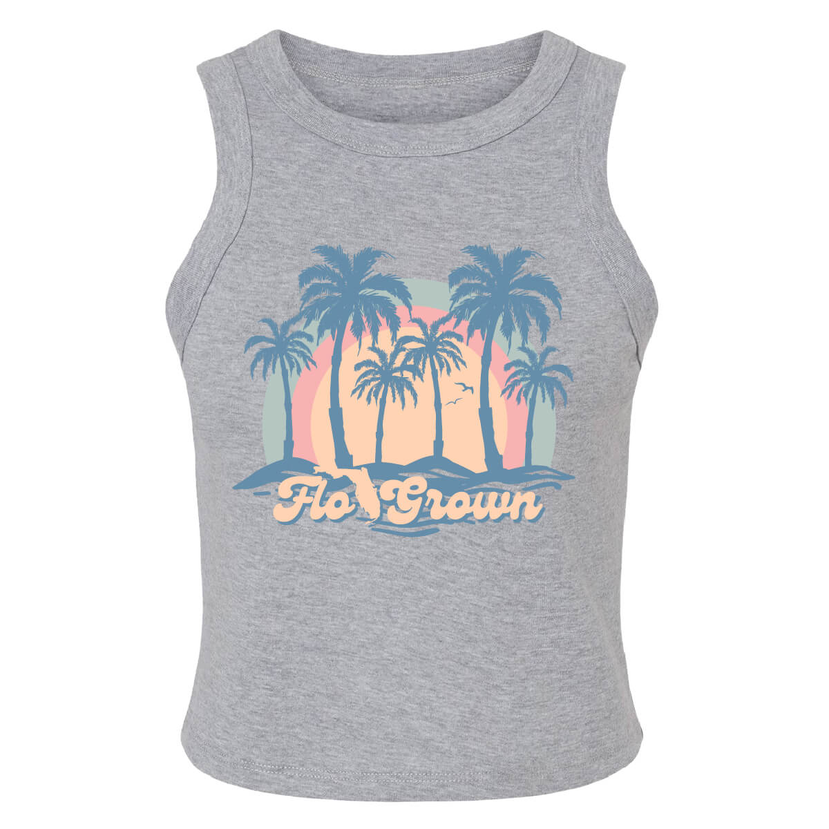 Retro Rising Sun Womens Tank