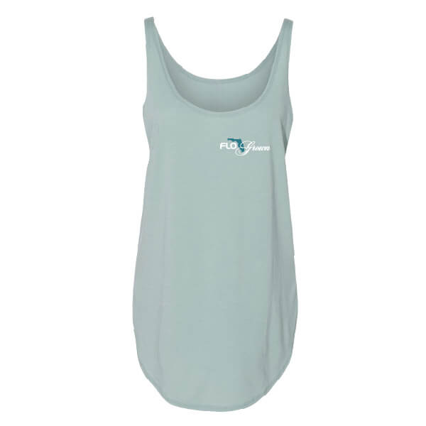 Green Locals Turtle Flag Womens Tank