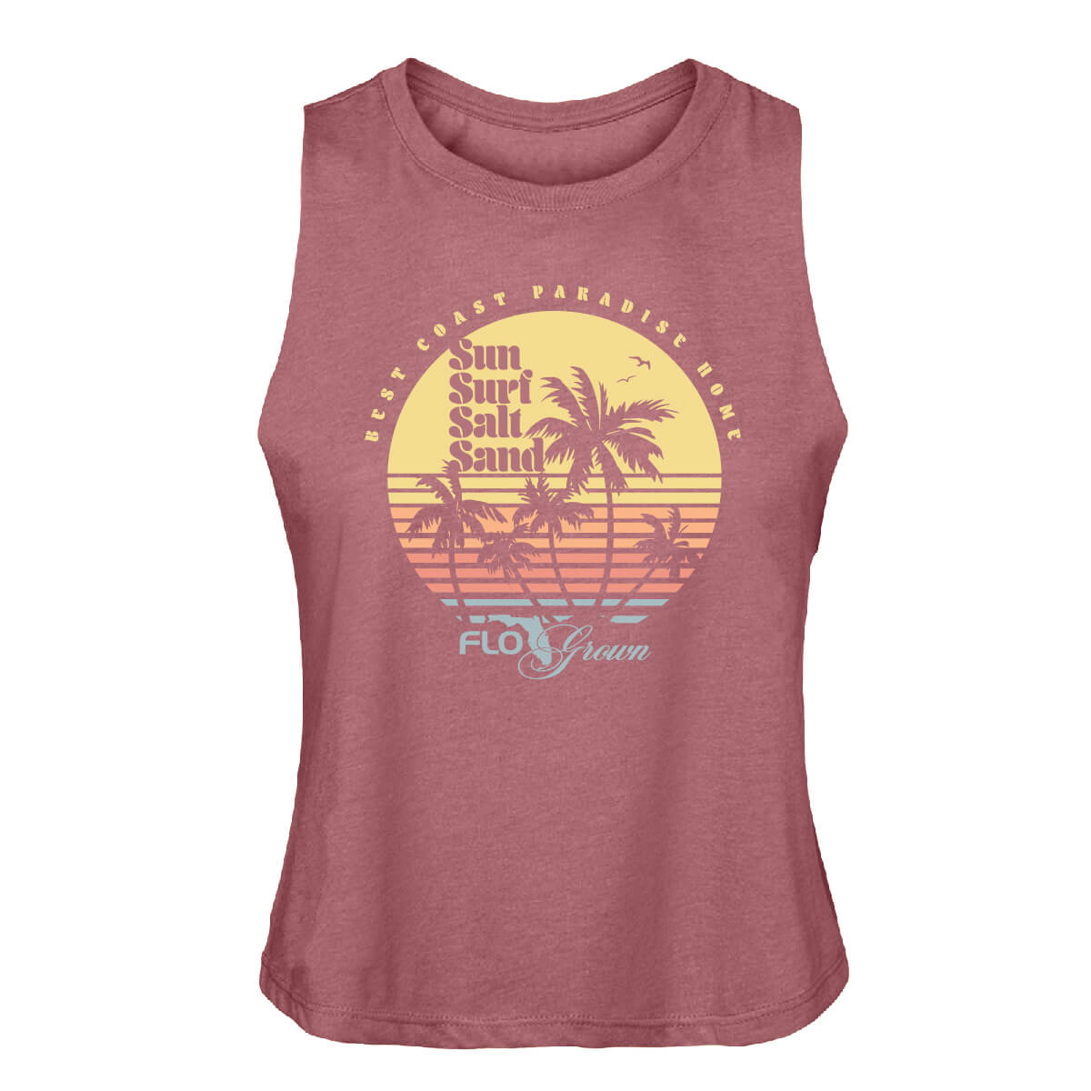 Retro Circle Poster Womens Tank
