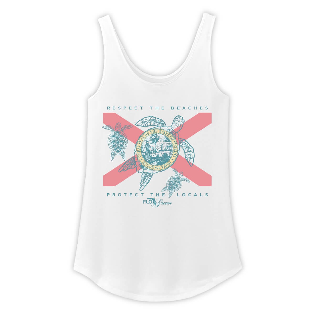 Protect Locals Flag Womens Tank