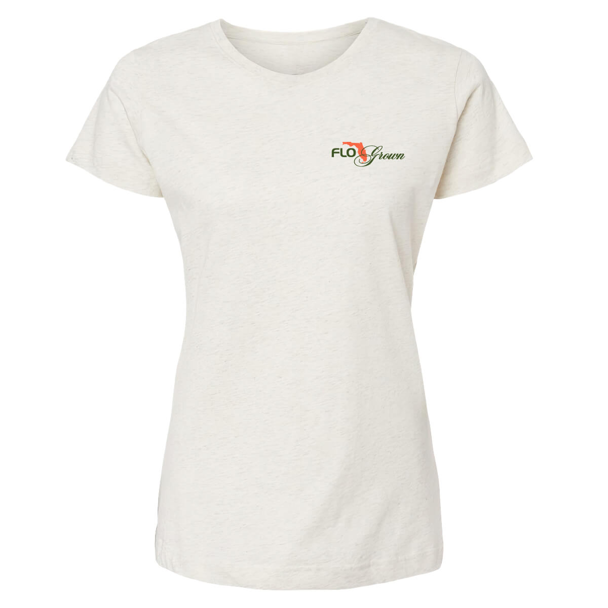 Front view with the FloGrown logo on the left chest.