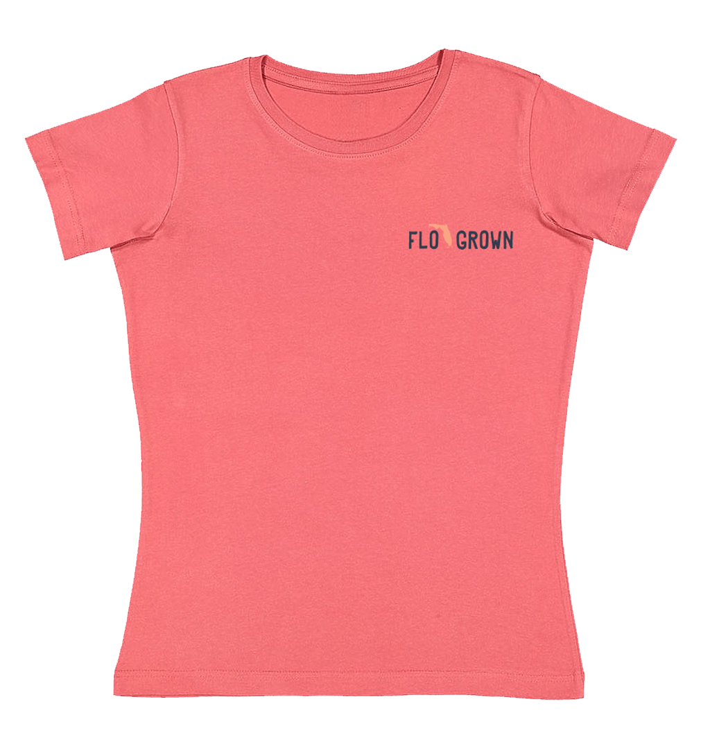 Front view with the FloGrown logo on the left chest.