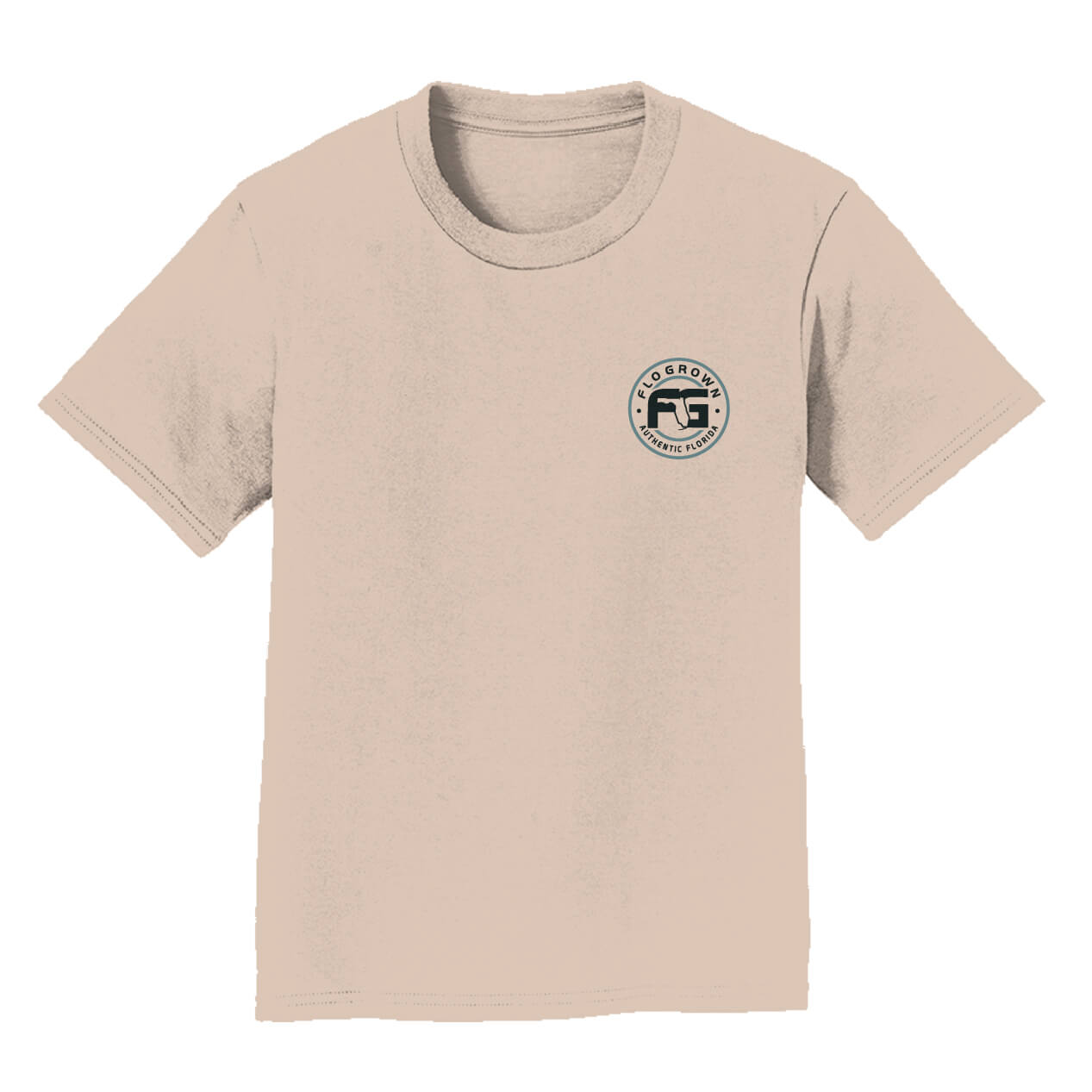 Front view showing the FloGrown logo on the left chest.