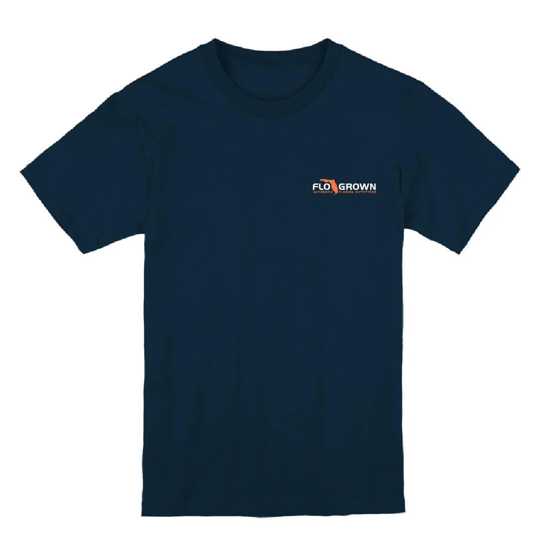 Front view with the FloGrown logo on the left chest.