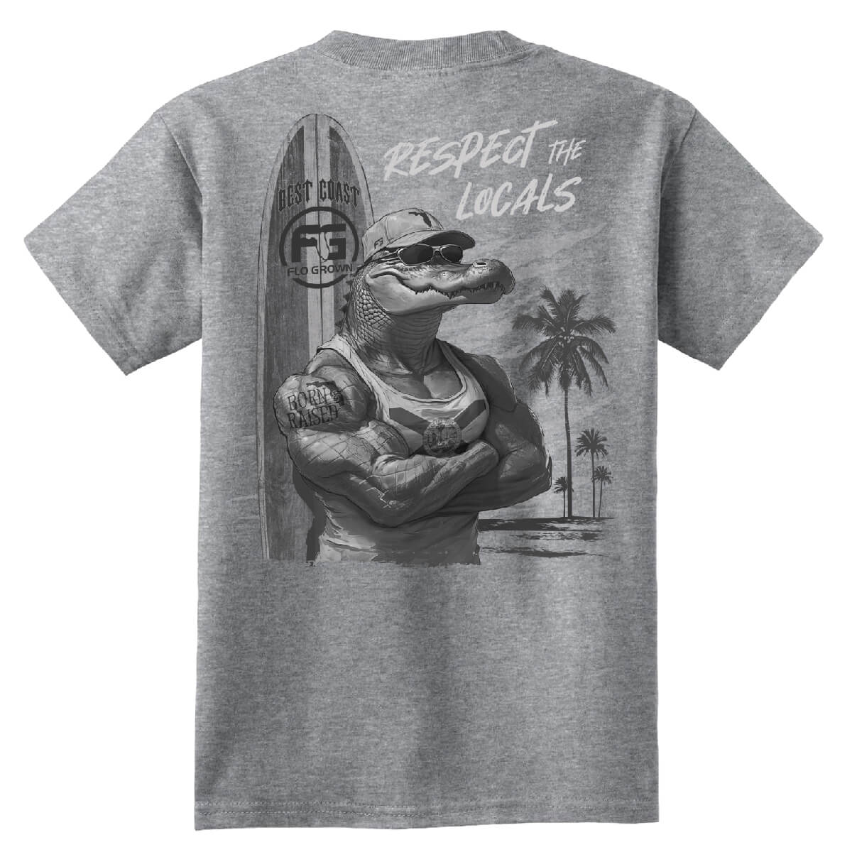 Respect Locals Gator Youth Tee