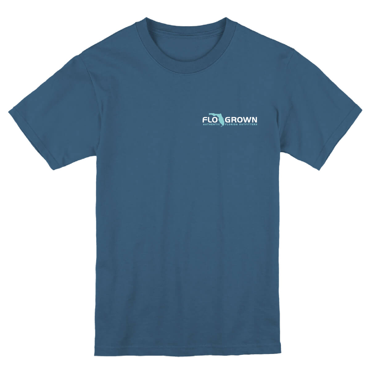 Front view with FloGrown logo on left chest