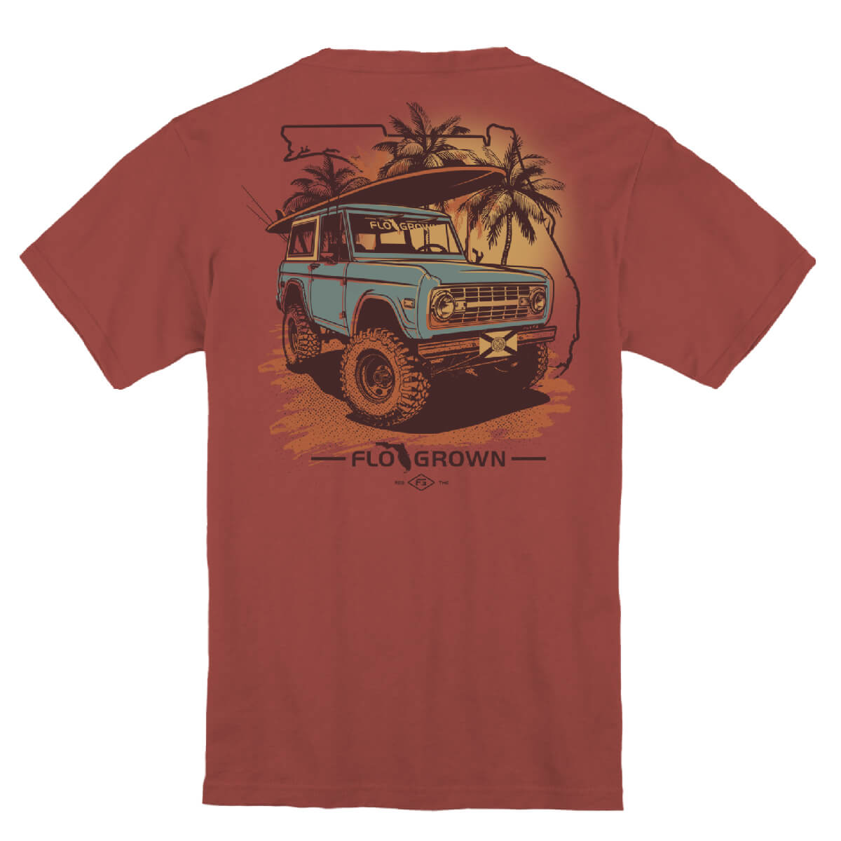Beach Bronco Youth Tee
