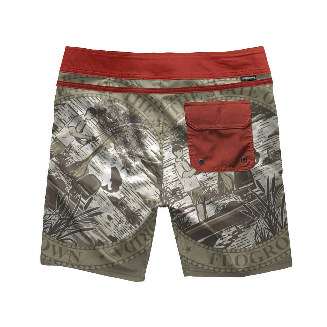 Fishing Seal Board Shorts