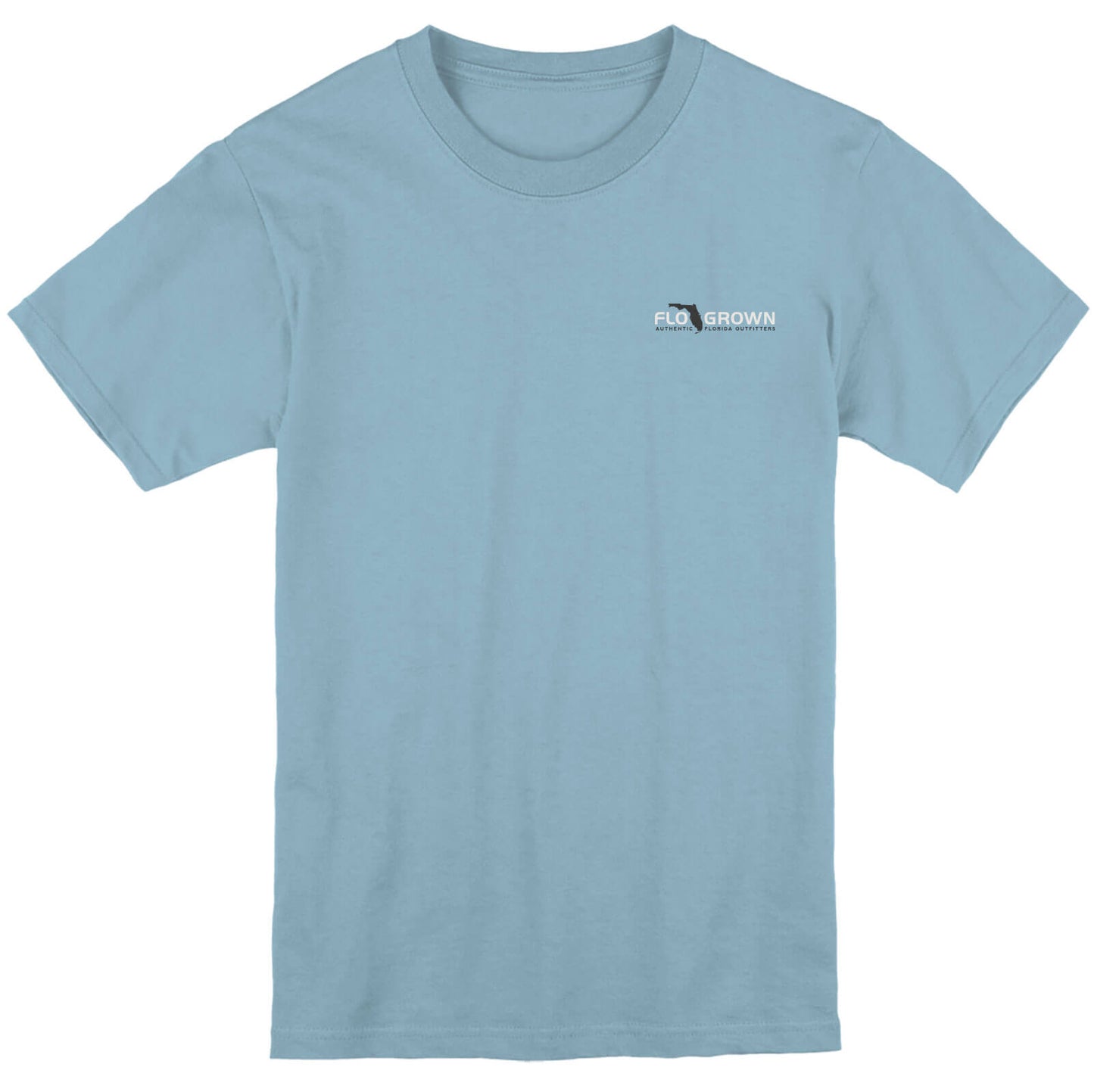 Front view with the FloGrown logo on the left chest.