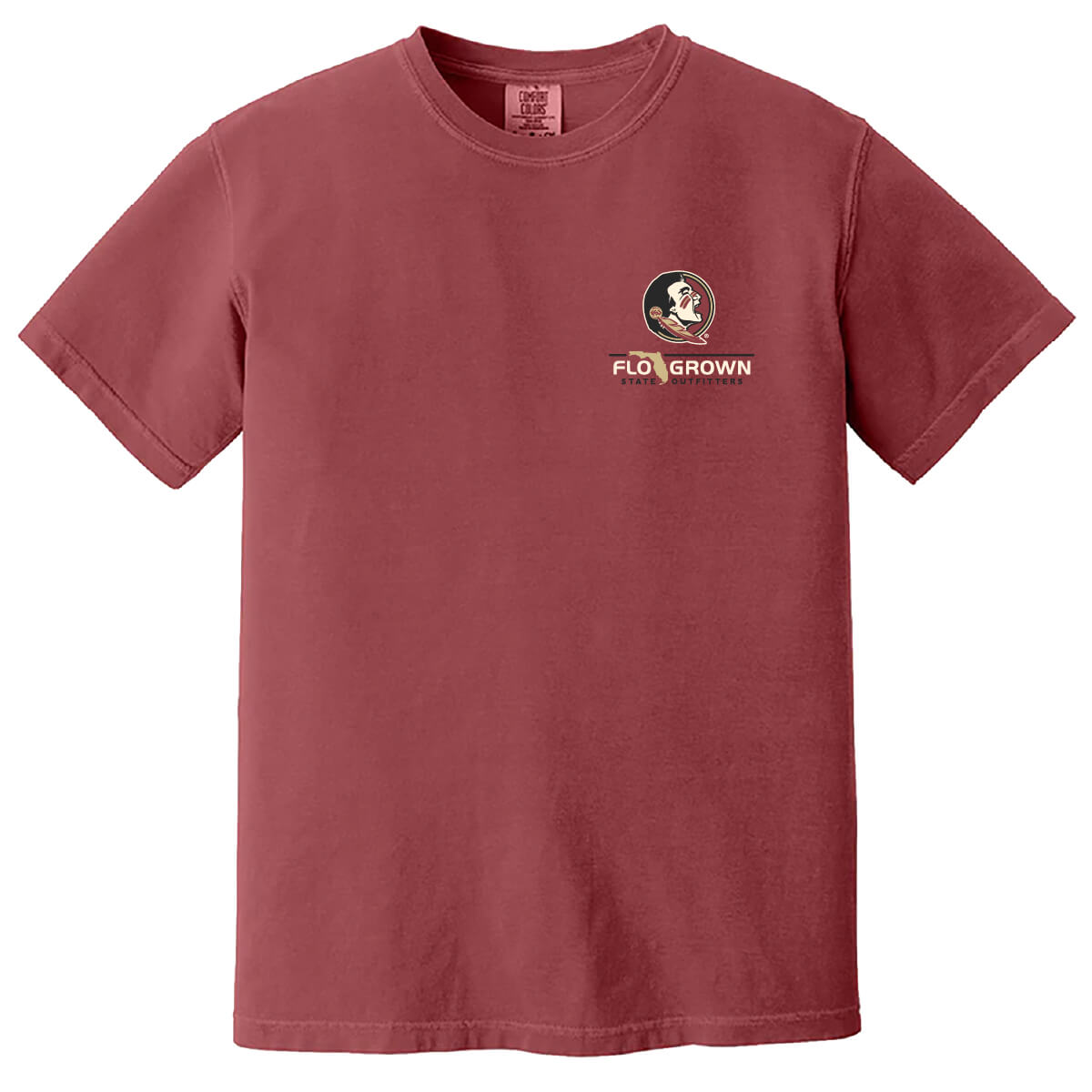 Front view featuring the FSU and FloGrown logos on the left chest.
