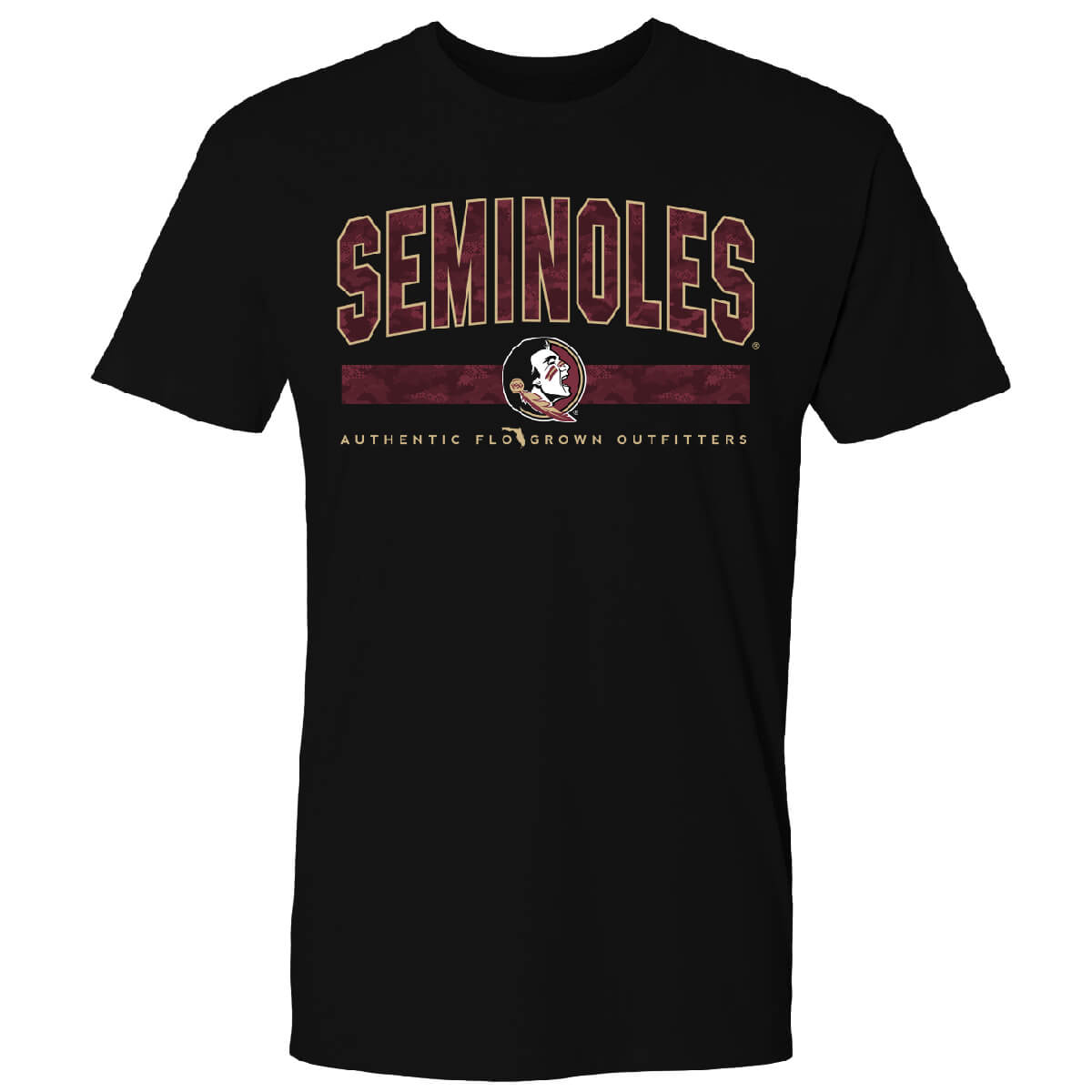 Florida State Seminoles Camo Type Tee
