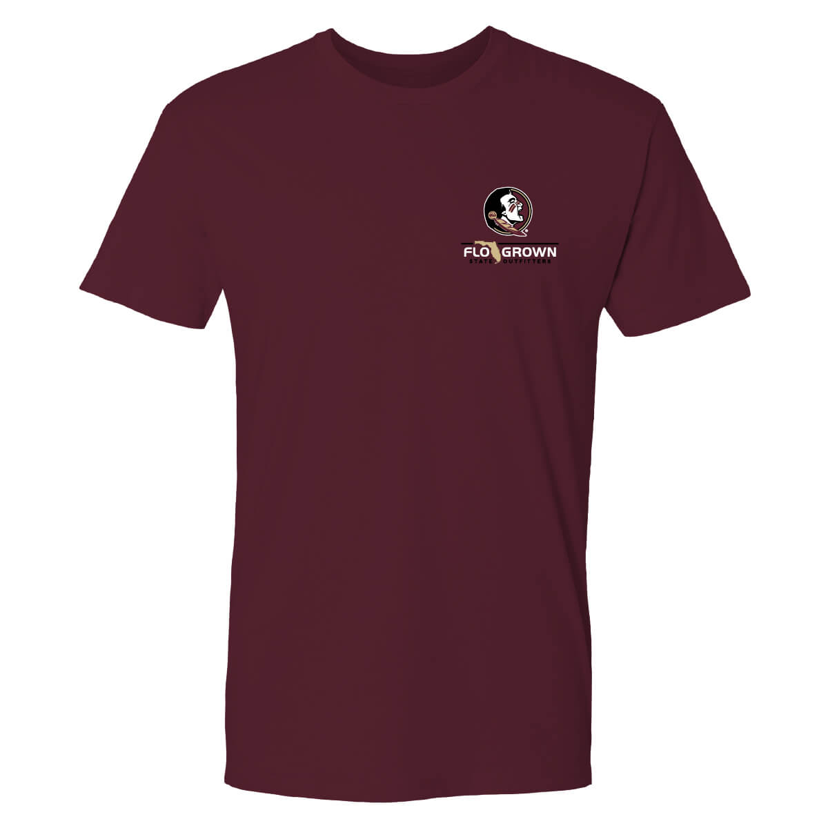 Front view featuring the FSU and FloGrown logos on the left chest.