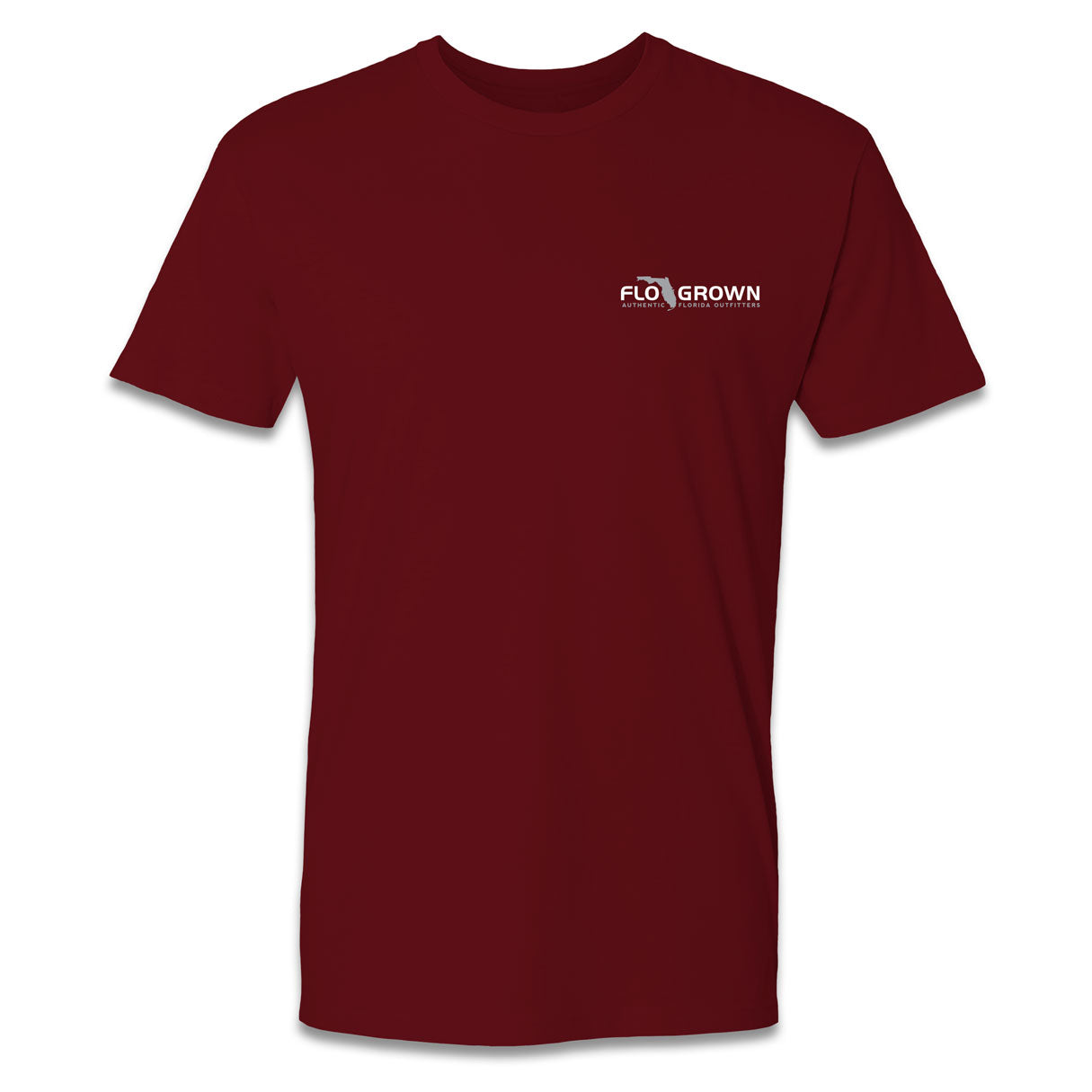 Front view with the FloGrown logo on the left chest