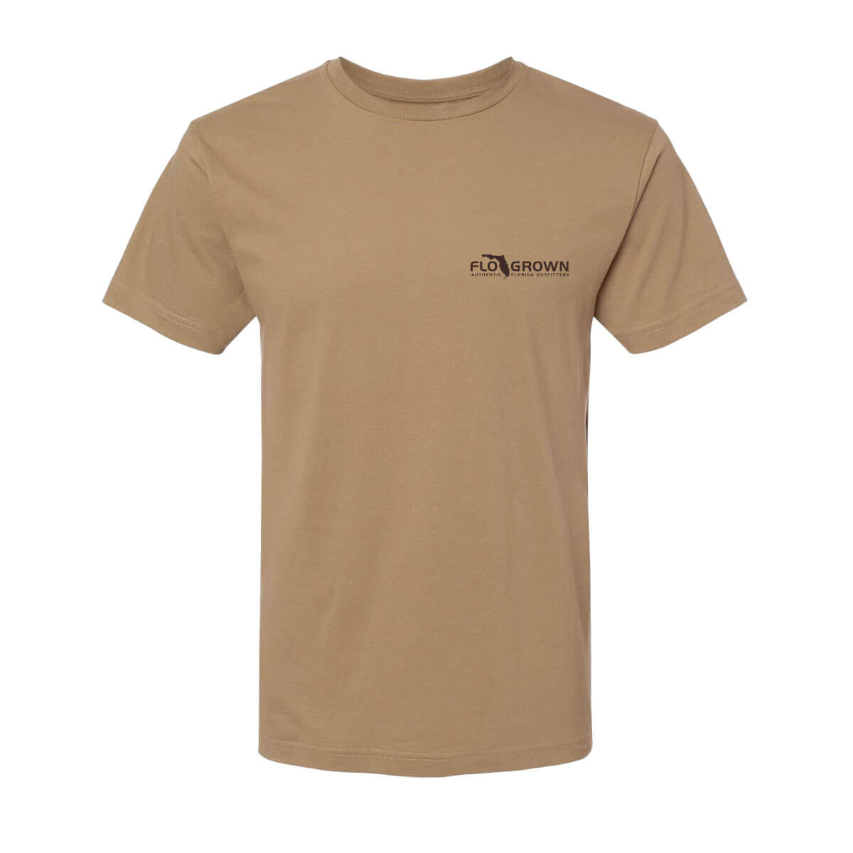 Front view with the FloGrown logo on the left chest.