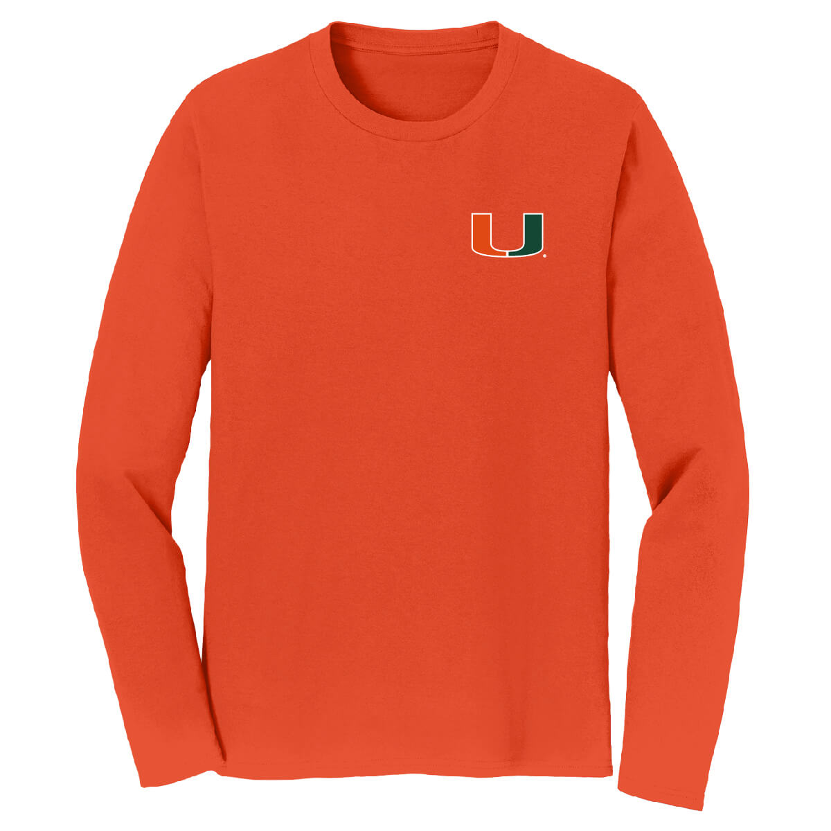Miami Hurricanes Blue Skies Flag Long Sleeve