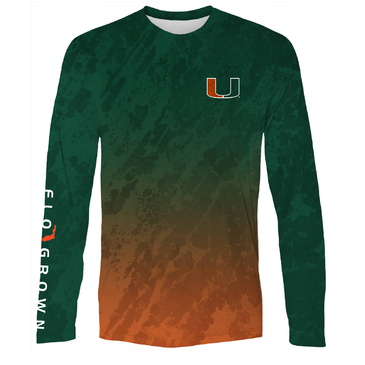 Miami Hurricanes Maritime Fade Performance Tee