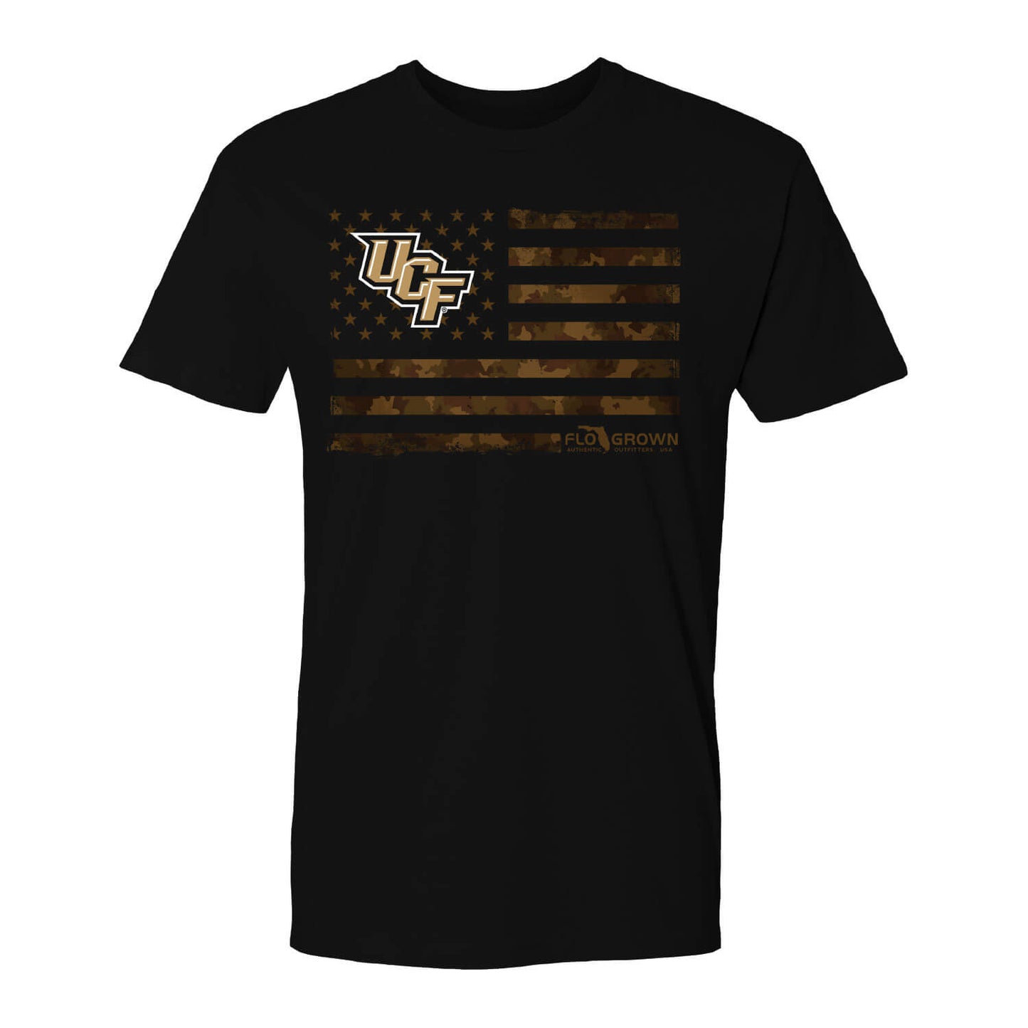 UCF Knights US Camo Flag Color Tee