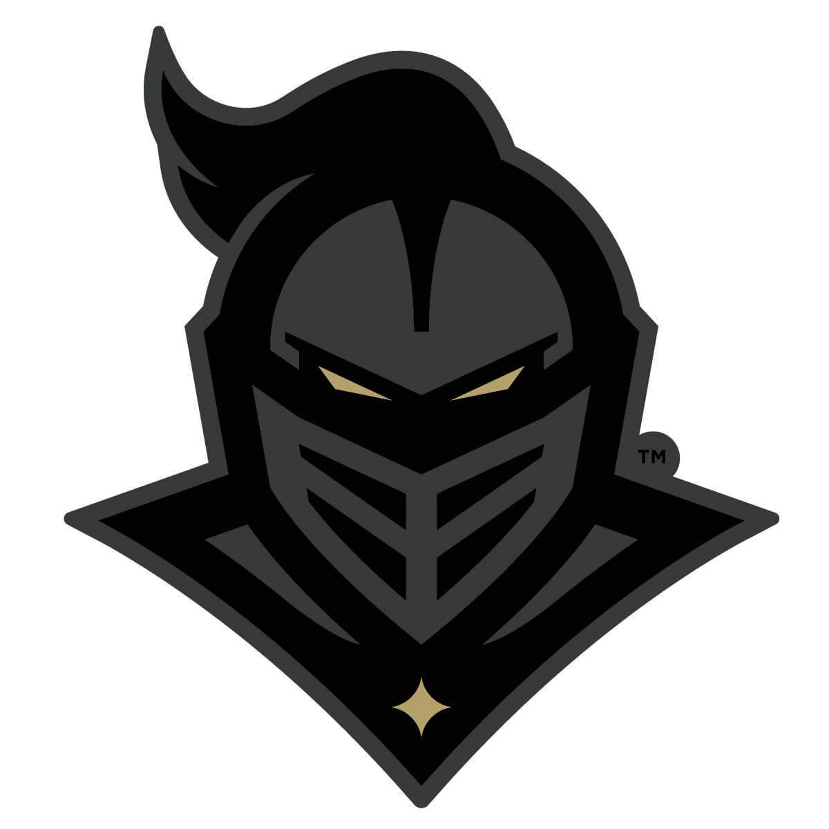 UCF Knights Blackout Knight Logo Decal FloGrown ucf-knights-blackout-knight-logo-decal-flogrown