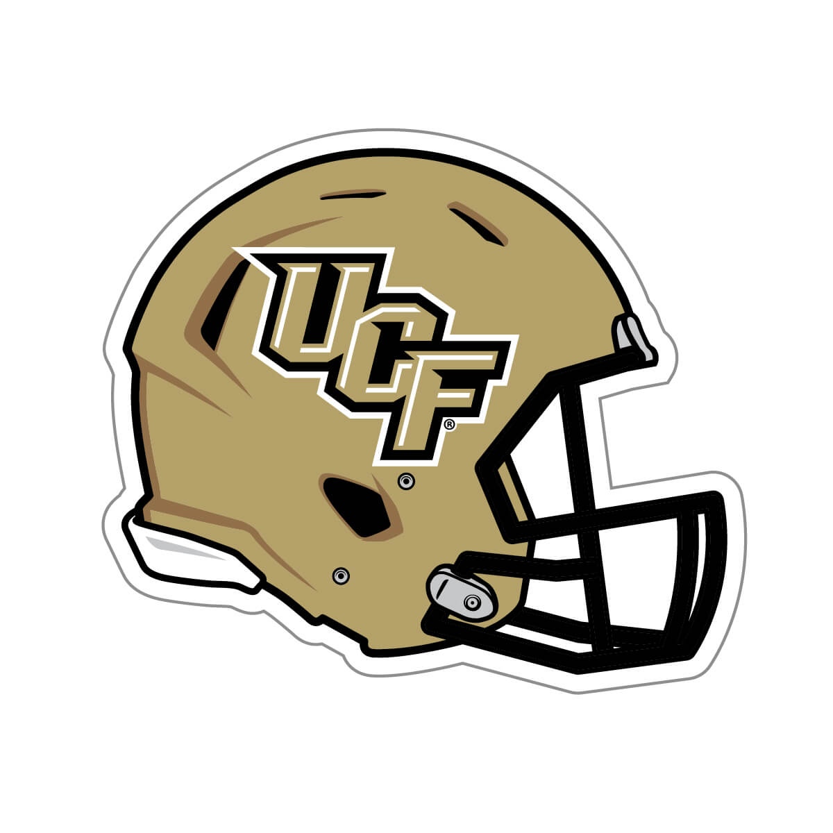 UCF Knights Helmet Logo Decal